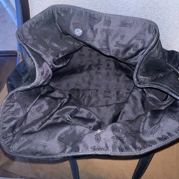 Gucci Large Full Moon Tote Black - Picture 5 of 7